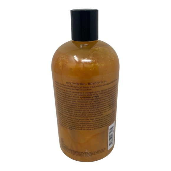 Philosophy Cozy by the Fire Shampoo Shower Gel & Bubble Bath 16 Fl Oz Christmas - Picture 2 of 3